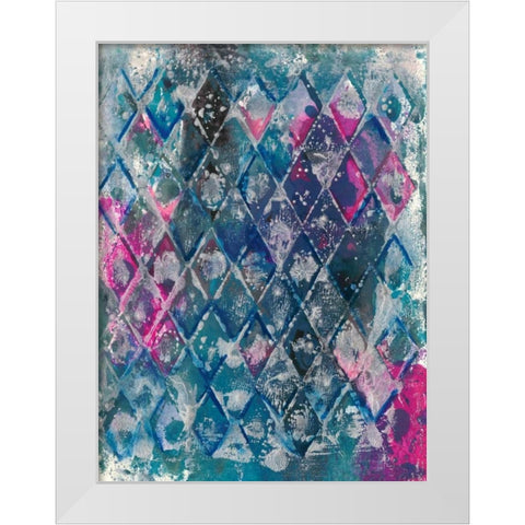 Wired For Spring I White Modern Wood Framed Art Print by Combs, Joyce
