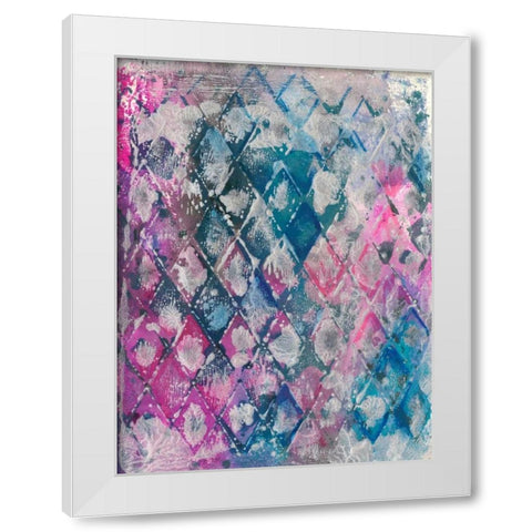 Wired For Spring II White Modern Wood Framed Art Print by Combs, Joyce