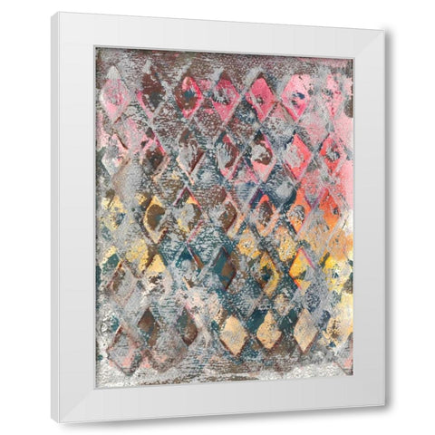 Wired For Spring III White Modern Wood Framed Art Print by Combs, Joyce