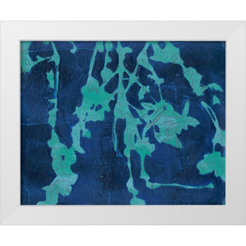 Brackish Flowers II White Modern Wood Framed Art Print by Moore, Regina