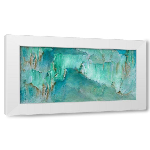 Break Through II White Modern Wood Framed Art Print by Finch, Sheila