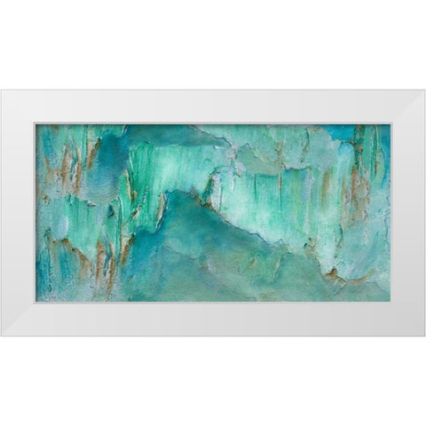 Break Through II White Modern Wood Framed Art Print by Finch, Sheila