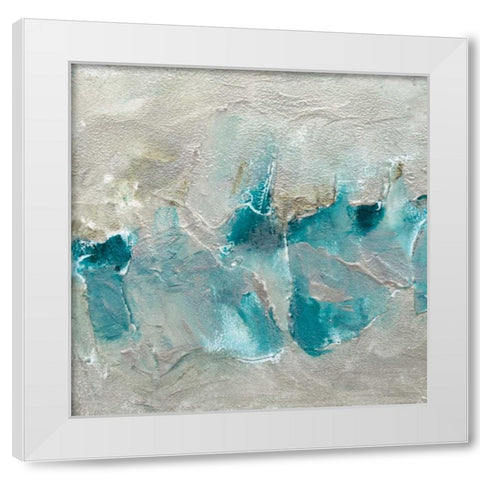 Butterfly Light I White Modern Wood Framed Art Print by Finch, Sheila