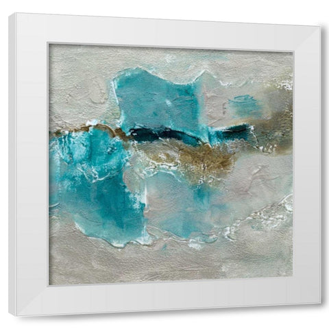Butterfly Light II White Modern Wood Framed Art Print by Finch, Sheila