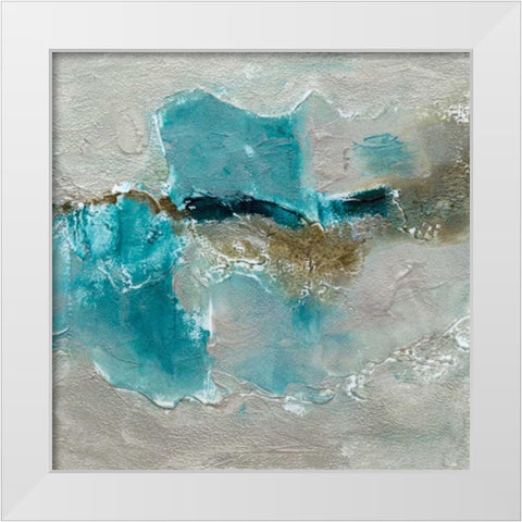 Butterfly Light II White Modern Wood Framed Art Print by Finch, Sheila