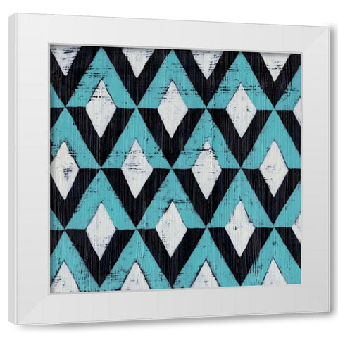 Over Under IX White Modern Wood Framed Art Print by Zarris, Chariklia