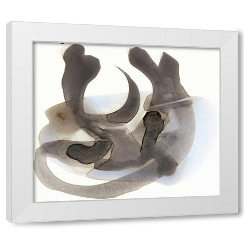 Embodiment I White Modern Wood Framed Art Print by Stramel, Renee W.