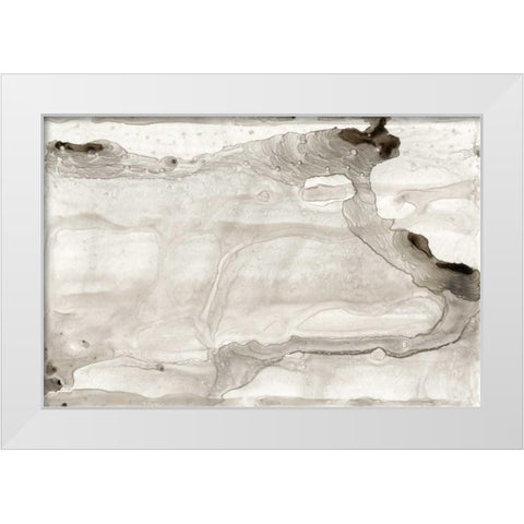 Arroyo White Modern Wood Framed Art Print by Stramel, Renee W.