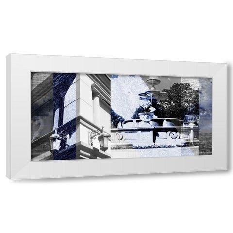 Architecture Collage II White Modern Wood Framed Art Print by Jasper, Sisa