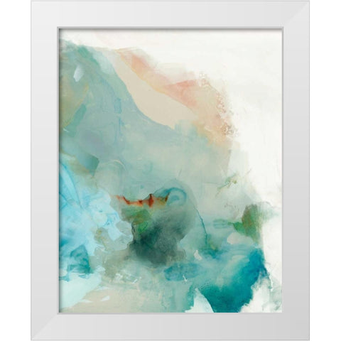 Aversion II White Modern Wood Framed Art Print by Jasper, Sisa