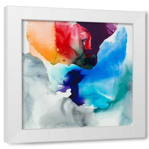 Change I White Modern Wood Framed Art Print by Jasper, Sisa