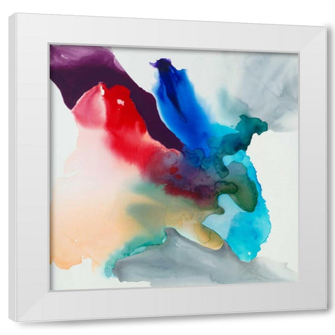 Change II White Modern Wood Framed Art Print by Jasper, Sisa
