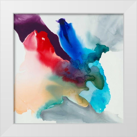 Change II White Modern Wood Framed Art Print by Jasper, Sisa
