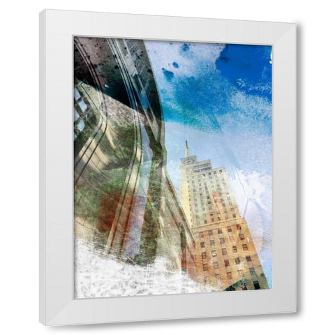 Dallas Architecture I White Modern Wood Framed Art Print by Jasper, Sisa