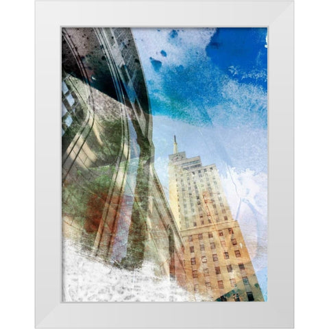 Dallas Architecture I White Modern Wood Framed Art Print by Jasper, Sisa