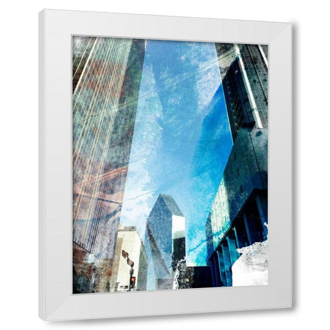 Dallas Architecture II White Modern Wood Framed Art Print by Jasper, Sisa