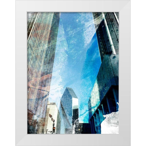 Dallas Architecture II White Modern Wood Framed Art Print by Jasper, Sisa