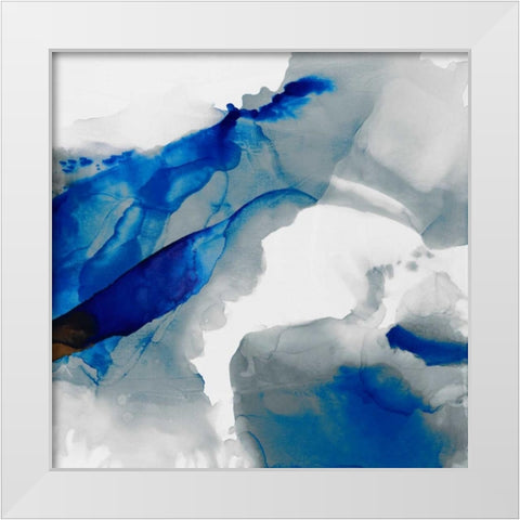 Ephemeral III White Modern Wood Framed Art Print by Jasper, Sisa