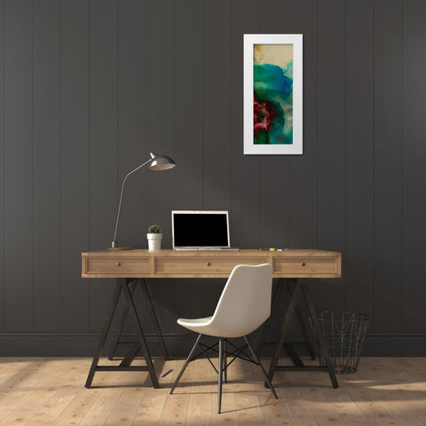 Existential Philosophy I White Modern Wood Framed Art Print by Jasper, Sisa