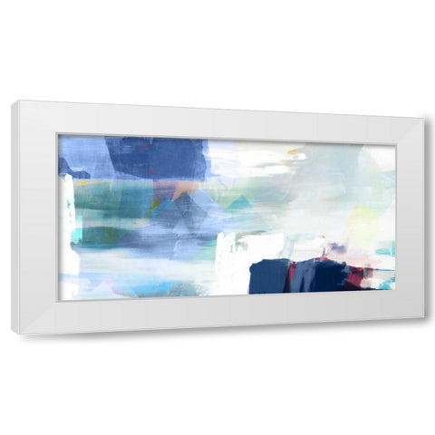 Invisible  I White Modern Wood Framed Art Print by Jasper, Sisa