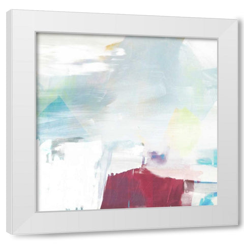 Invisible  III White Modern Wood Framed Art Print by Jasper, Sisa