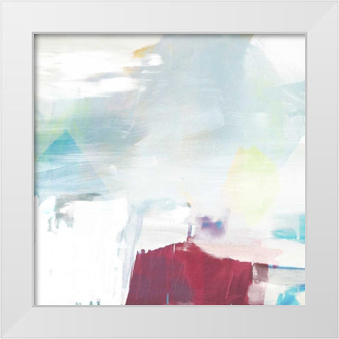Invisible  III White Modern Wood Framed Art Print by Jasper, Sisa