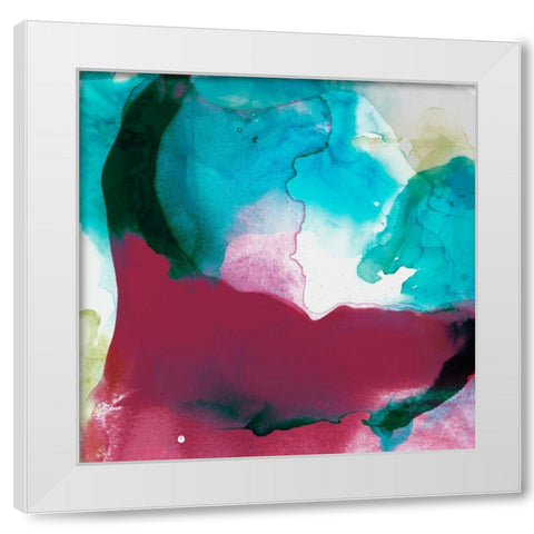 LA Abstract I White Modern Wood Framed Art Print by Jasper, Sisa