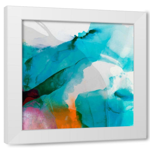 LA Abstract II White Modern Wood Framed Art Print by Jasper, Sisa
