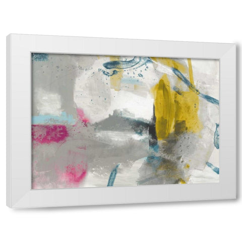 Minute II White Modern Wood Framed Art Print by Jasper, Sisa