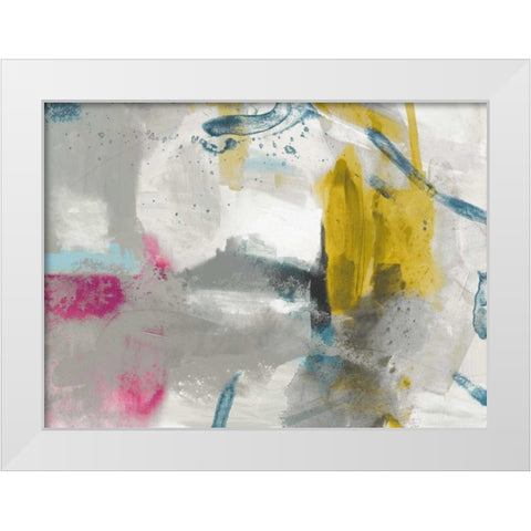 Minute II White Modern Wood Framed Art Print by Jasper, Sisa