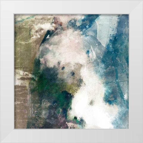 Mod Abstract II White Modern Wood Framed Art Print by Jasper, Sisa