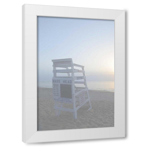 Off Duty I White Modern Wood Framed Art Print by Chandler, Sharon