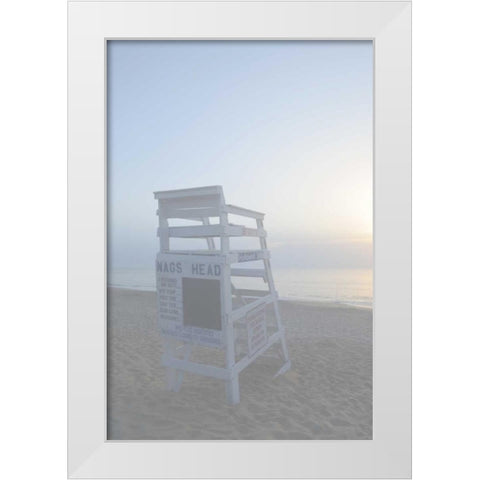 Off Duty I White Modern Wood Framed Art Print by Chandler, Sharon
