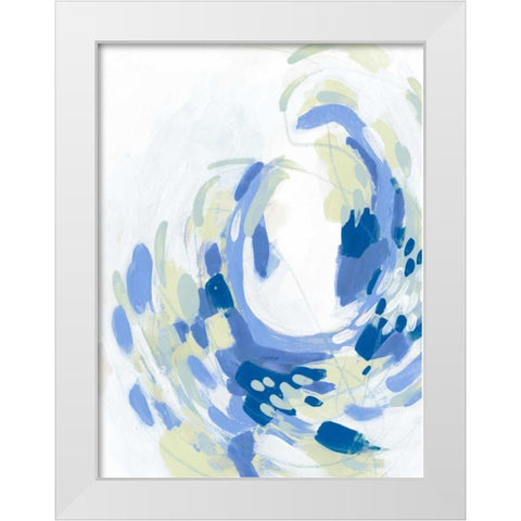 Sargasso I White Modern Wood Framed Art Print by Vess, June Erica