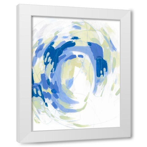 Sargasso II White Modern Wood Framed Art Print by Vess, June Erica