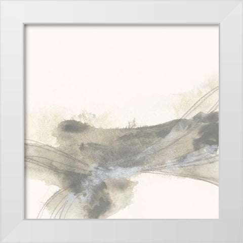 Vapor II White Modern Wood Framed Art Print by Vess, June Erica