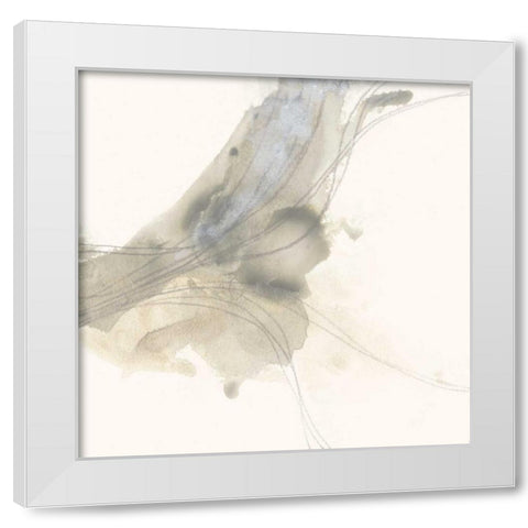 Vapor IV White Modern Wood Framed Art Print by Vess, June Erica