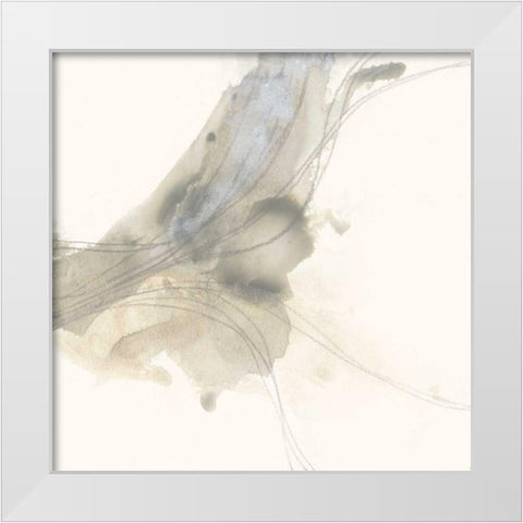 Vapor IV White Modern Wood Framed Art Print by Vess, June Erica