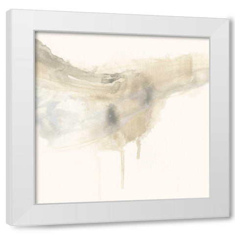 Vapor V White Modern Wood Framed Art Print by Vess, June Erica