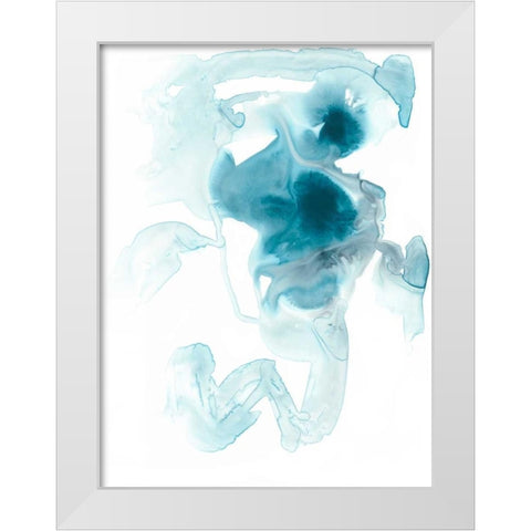 Thermae IV White Modern Wood Framed Art Print by Vess, June Erica
