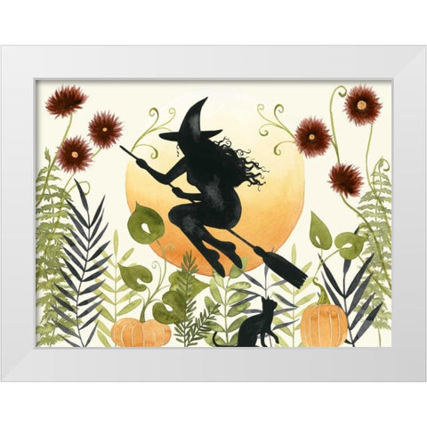 The Witchs Garden I White Modern Wood Framed Art Print by Popp, Grace