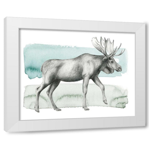 Animale III White Modern Wood Framed Art Print by Popp, Grace