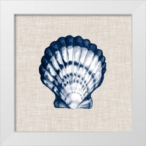 Ocean Memento III White Modern Wood Framed Art Print by Vision Studio