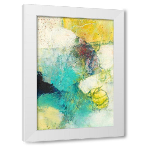Underlying II White Modern Wood Framed Art Print by Jachimiec, Sue