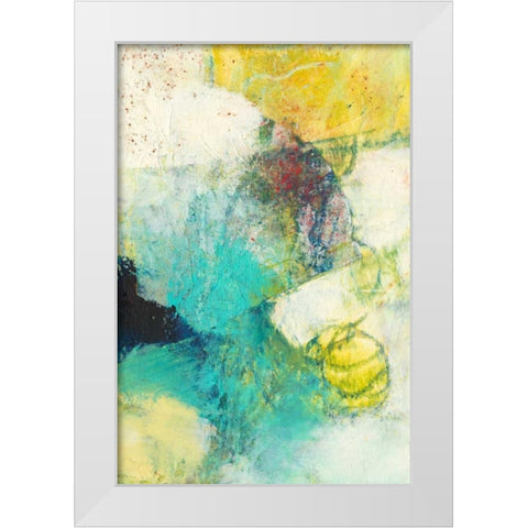 Underlying II White Modern Wood Framed Art Print by Jachimiec, Sue
