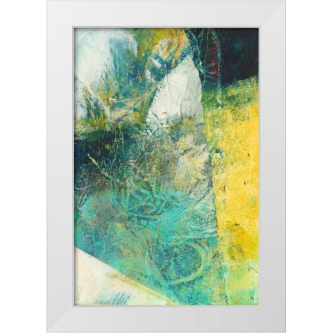Underlying III White Modern Wood Framed Art Print by Jachimiec, Sue