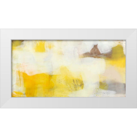 Jammy II White Modern Wood Framed Art Print by Jachimiec, Sue