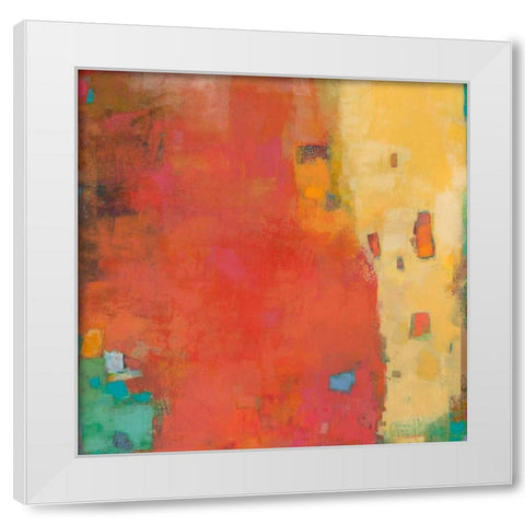 Etienne II White Modern Wood Framed Art Print by Jachimiec, Sue