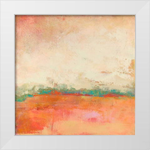Apricity  I White Modern Wood Framed Art Print by Jachimiec, Sue