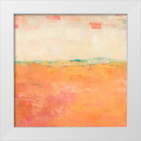 Apricity  II White Modern Wood Framed Art Print by Jachimiec, Sue